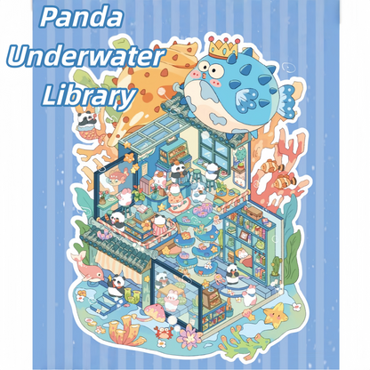 Paw's Daily Life 3D Sticker | 3 Cute Miniature Scenes