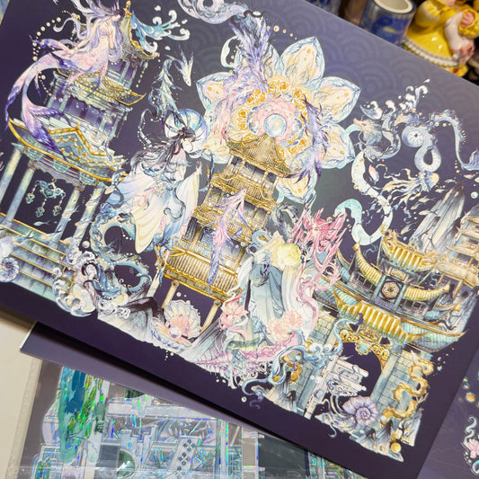 Dream Stage 3D Sticker | 2 Cute Miniature Scenes