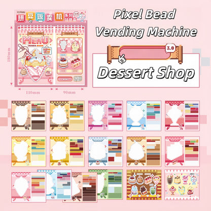 Pixel Bead Vending Machine 3D Sticker Book