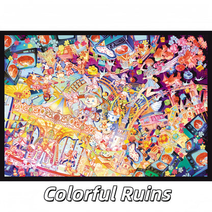 Divine Revelry 3D Sticker | 2 Cute Miniature Scenes