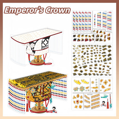 Cultural Relics Restoration 3D Sticker | 2 Cute Miniature Scenes