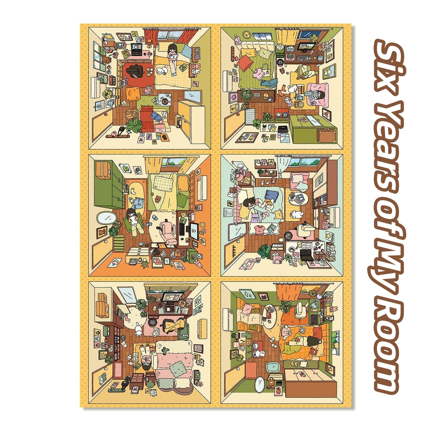 Treasured Memories 3D Sticker | 2 Cute Miniature Scenes