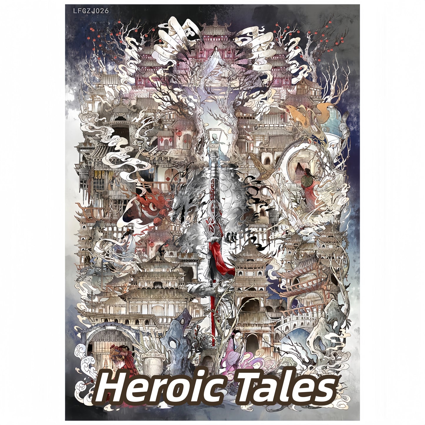 Strange Tales 3D Sticker | 2 Cute Miniature Scenes