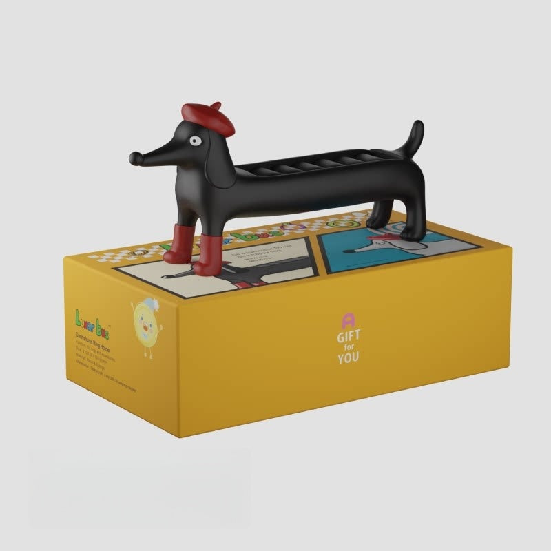 Dachshund Ring Jewelry Box