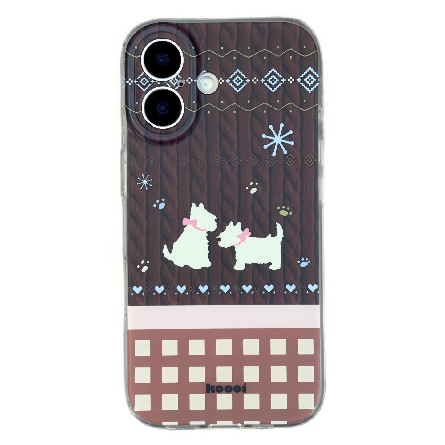 Cartoon Puppy Acrylic Phone Case
