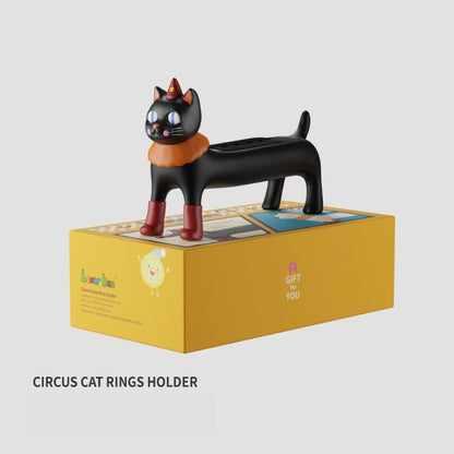 Circus Cat Ring Jewelry Box