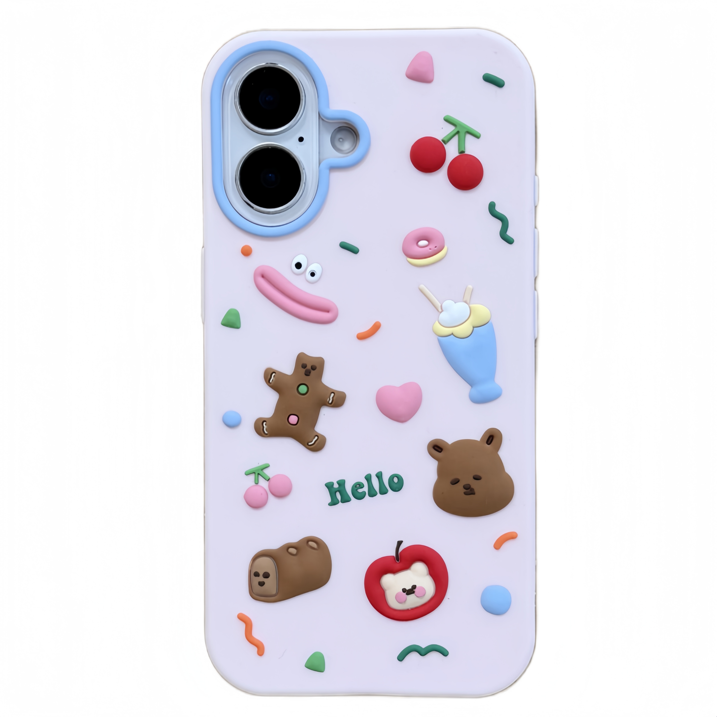 Cherry Bear Silicone Phone Case