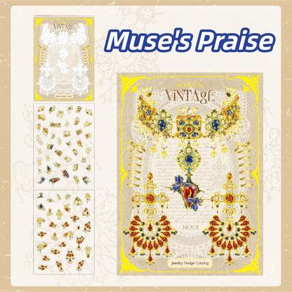 Jewelry Design Catalog 3D Sticker | 2 Cute Miniature Scenes