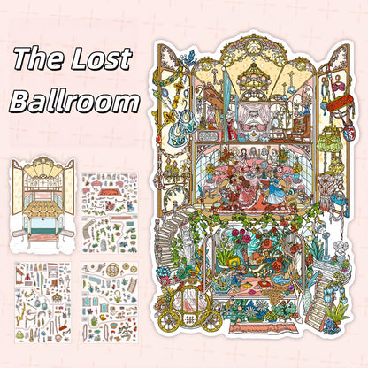 Lost and Found 3D Sticker | 2 Cute Miniature Scenes