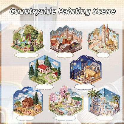 Embroidered Corners 3D Sticker Book