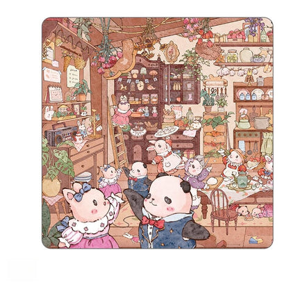 Field & Kitchen 3D Sticker | 2 Cute Miniature Scenes