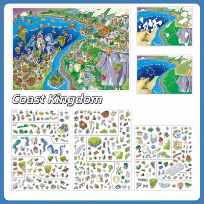 Realms of Wonder 3D Sticker | 2 Cute Miniature Scenes
