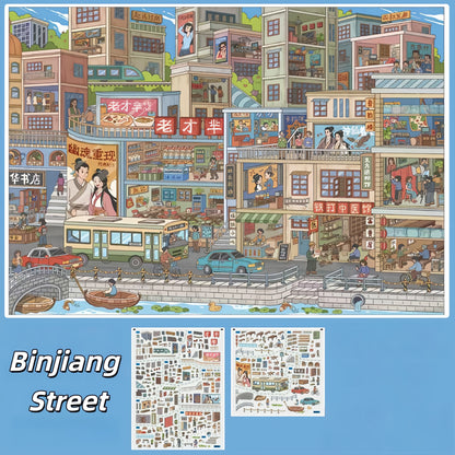 Life Corners 3D Sticker | 8 Cute Miniature Scenes