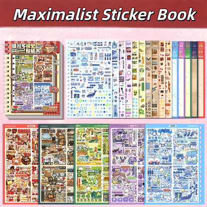 Maximalist 3D Sticker Book