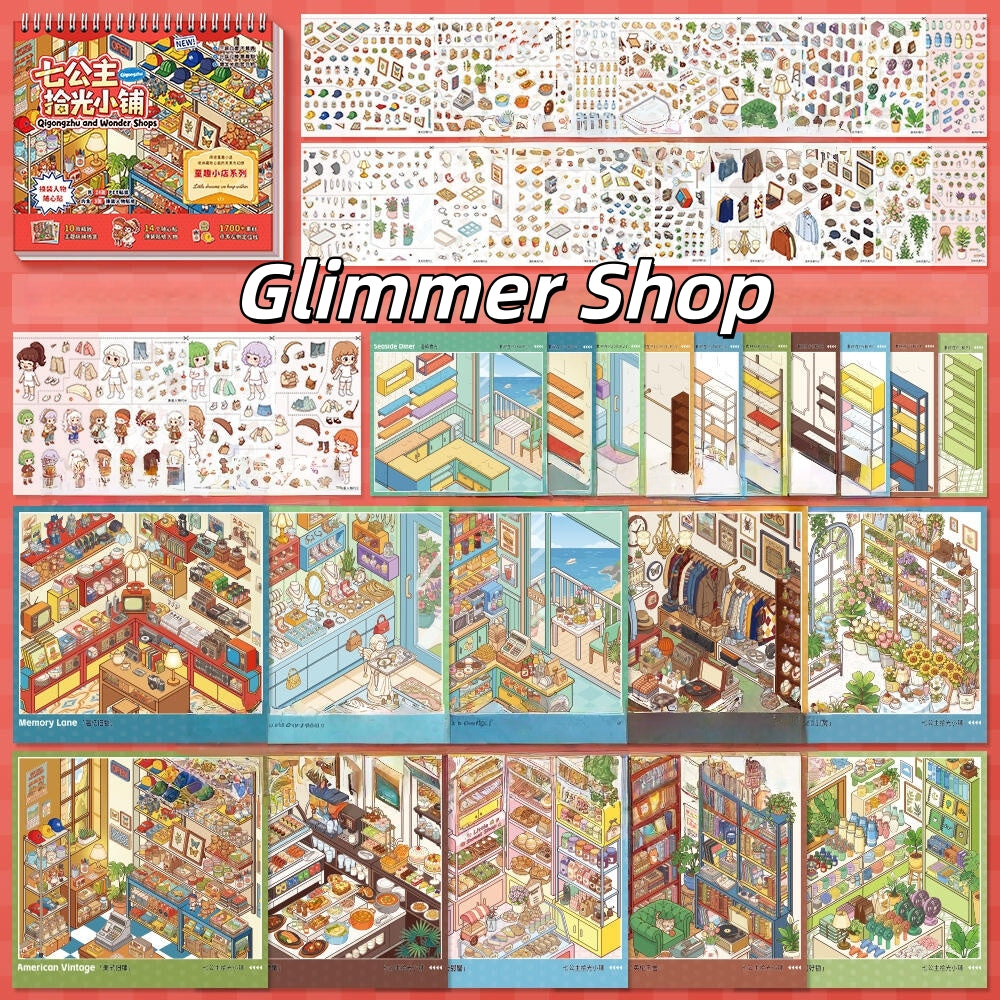 Glimmer Shop 3D Sticker Book