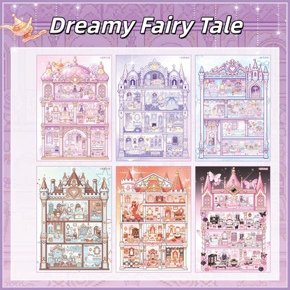 Fairy Tale World 3D Sticker Book