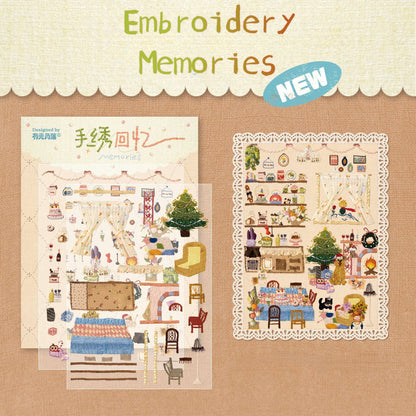 Embroidery Memories 3D Sticker
