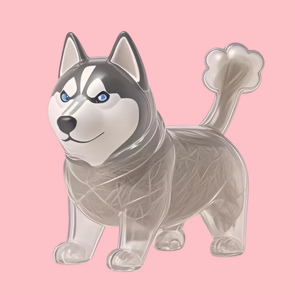 Puppy Kitty Hair Pendant Key Chain