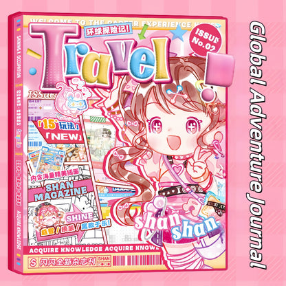 Sparkling Magazine 3D Sticker Book