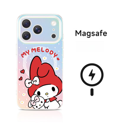 Melody Hugging a Bunny Acrylic Phone Case