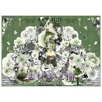 Spectacle & Spell 3D Sticker | 2 Cute Miniature Scenes