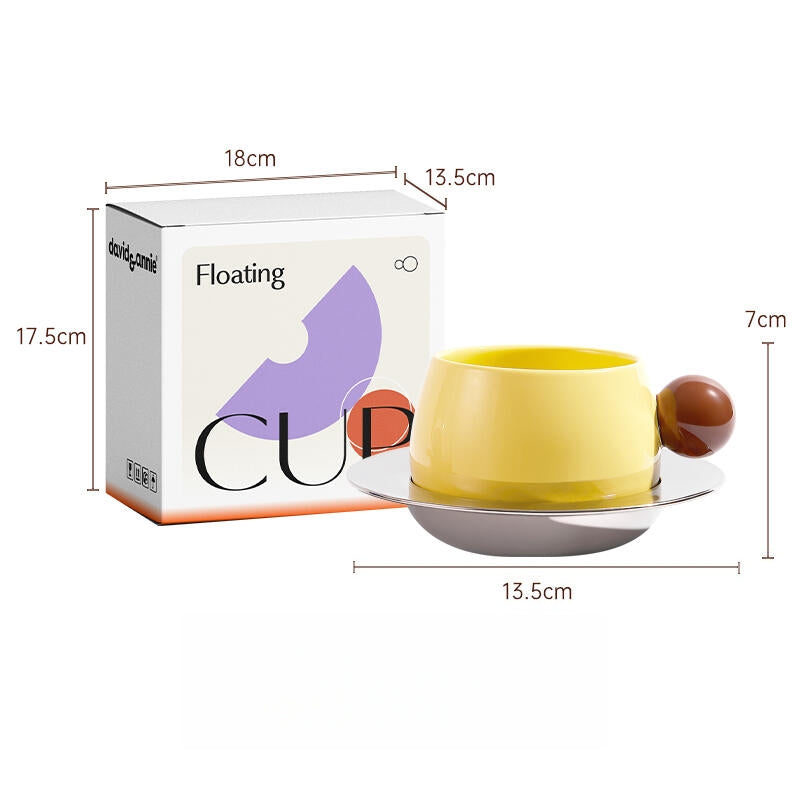 UFO Floating Ceramic Mug