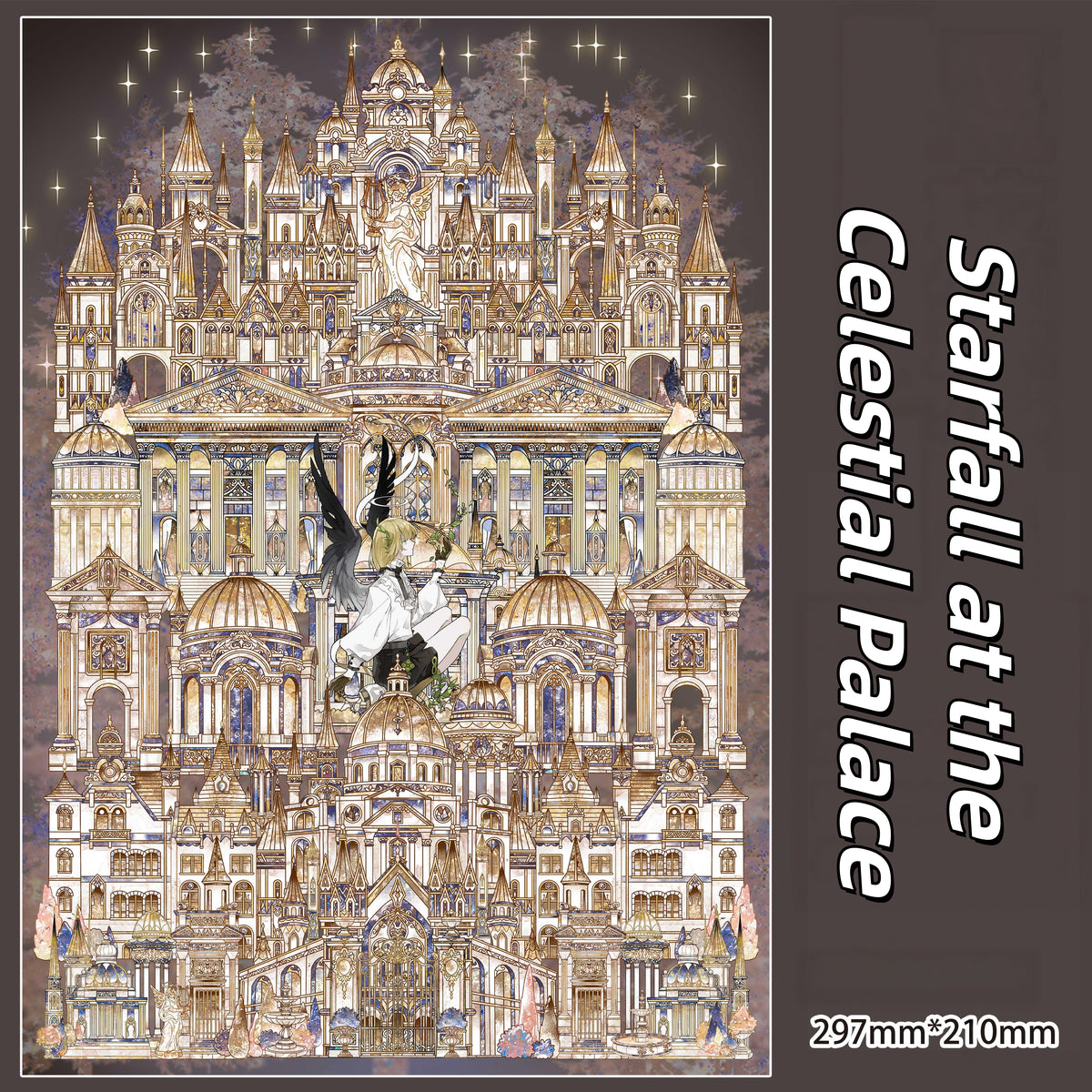 Sacred Ruins 3D Sticker | 2 Cute Miniature Scenes