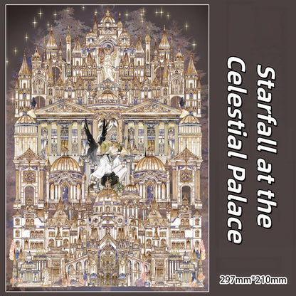Sacred Ruins 3D Sticker | 2 Cute Miniature Scenes