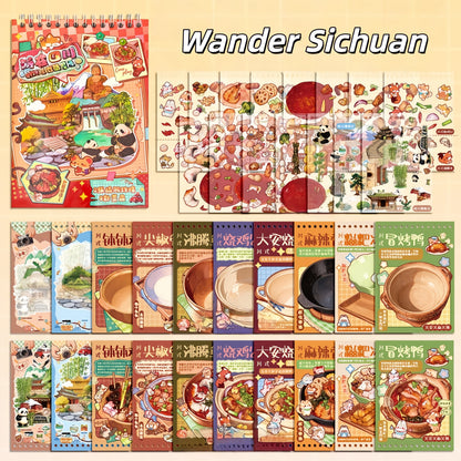China Roaming 3D Sticker Book