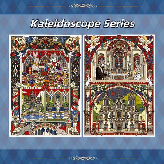 Kaleidoscope Series 3D Sticker | 2 Cute Miniature Scenes