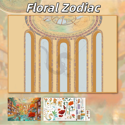 Joy Among Flowers 3D Sticker | 3 Cute Miniature Scenes