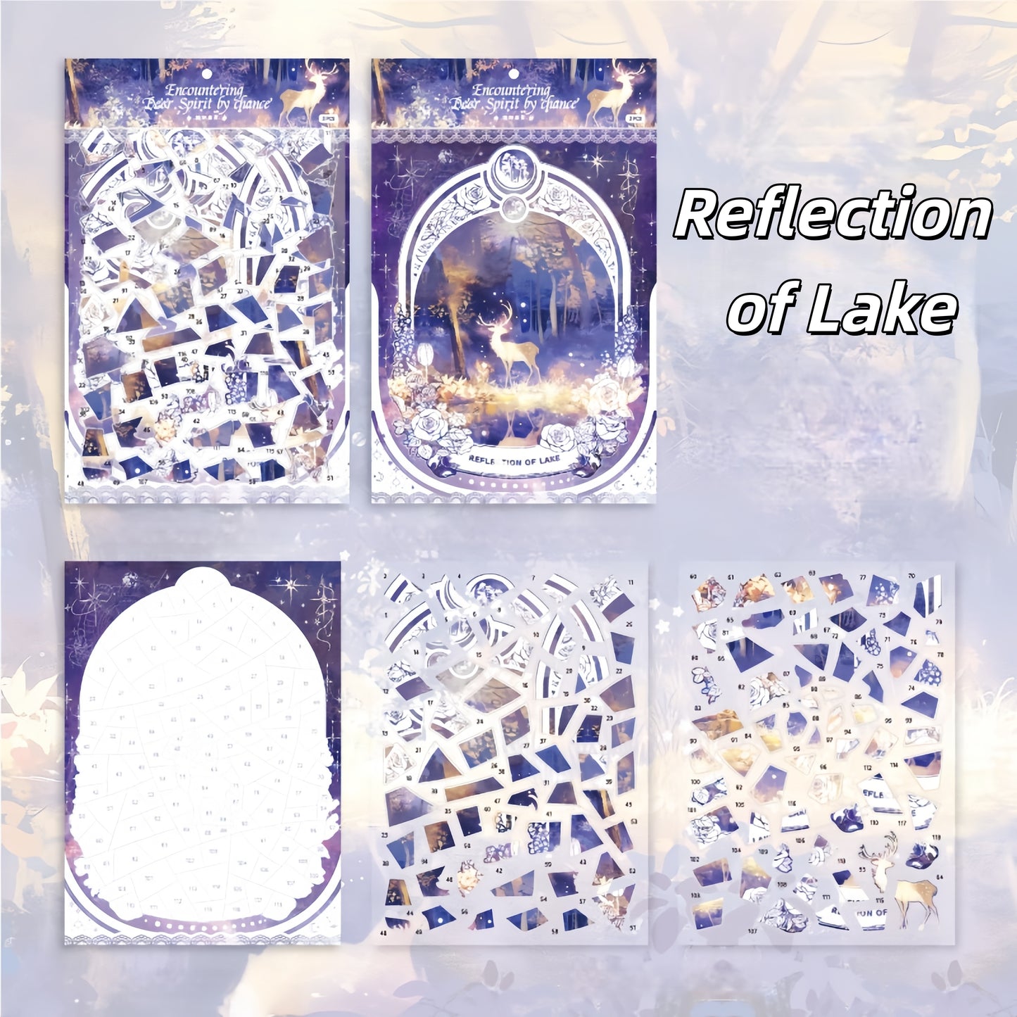 Void Dream Memories 3D Sticker | 3 Cute Miniature Scenes