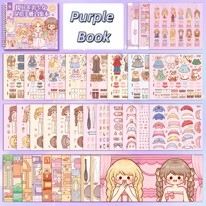 Dress-Up Sticker 3D Sticker Book