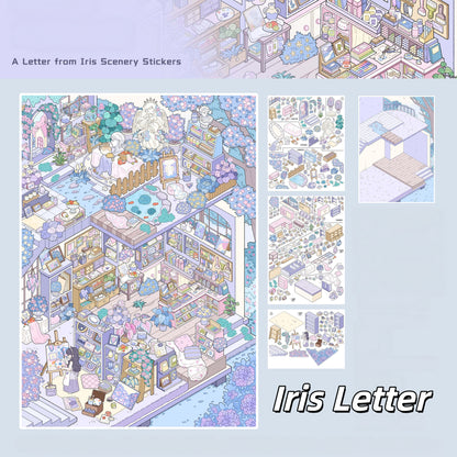 Warm Days 3D Sticker | 9 Cute Miniature Scenes