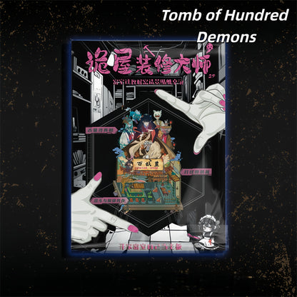 Haunted Decor Master 3D Sticker | 3 Cute Miniature Scenes