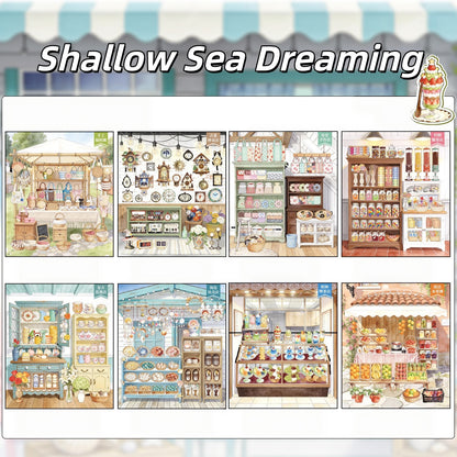 Old Shop 3D Sticker Book