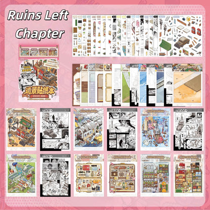 End Times Era 3D Sticker Book