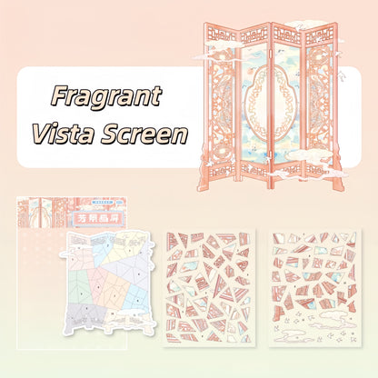 Antique Restoration 3D Sticker | 6 Cute Miniature Scenes