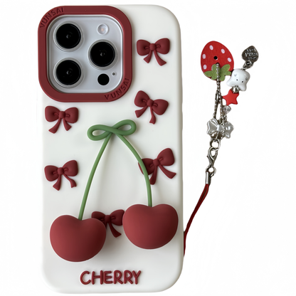 Shaking Cherry Silicone Phone Case