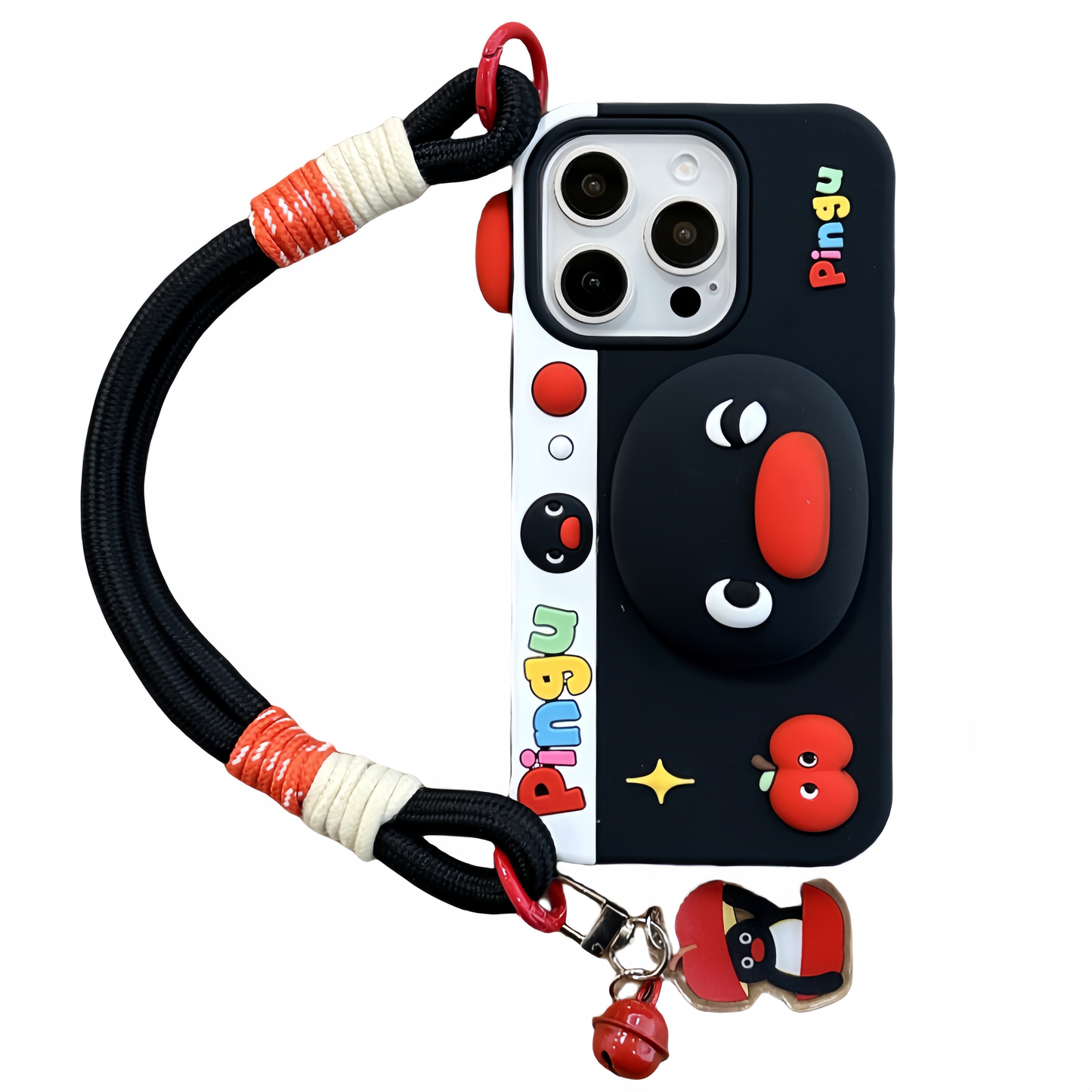 Pingu Penguin Stand Silicone Phone Case