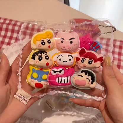 Crayon Shin-chan 9-Pack Squishy
