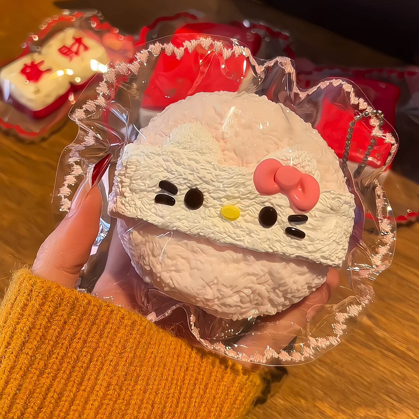 Kitty Large Powder Puff Squishy (190g)