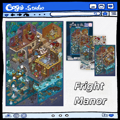 An Odyssey of Whimsy 3D Sticker | 6 Cute Miniature Scenes