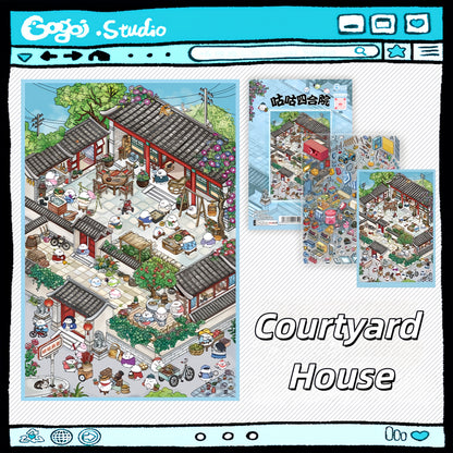 An Odyssey of Whimsy 3D Sticker | 5 Cute Miniature Scenes