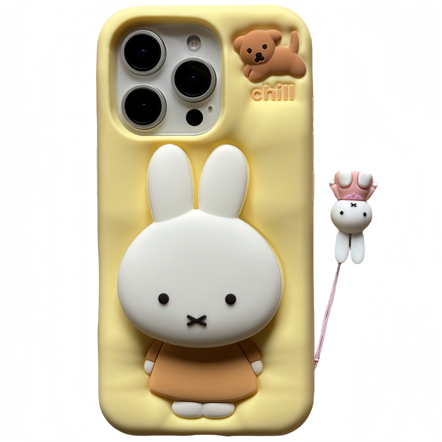 Bunny Stand Silicone Phone Case
