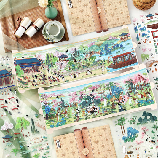 Imperial Daily 3D Sticker | 2 Cute Miniature Scenes