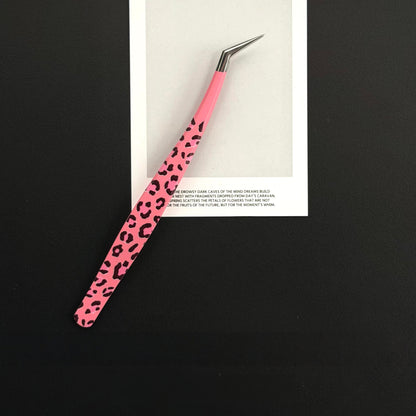 Lip & Leopard patterns Professional Sticker Tweezers