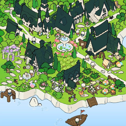 Whimsical Life 3D Sticker | 2 Cute Miniature Scenes