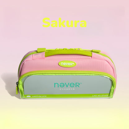 Super Capacity Candy Color Pencil Case