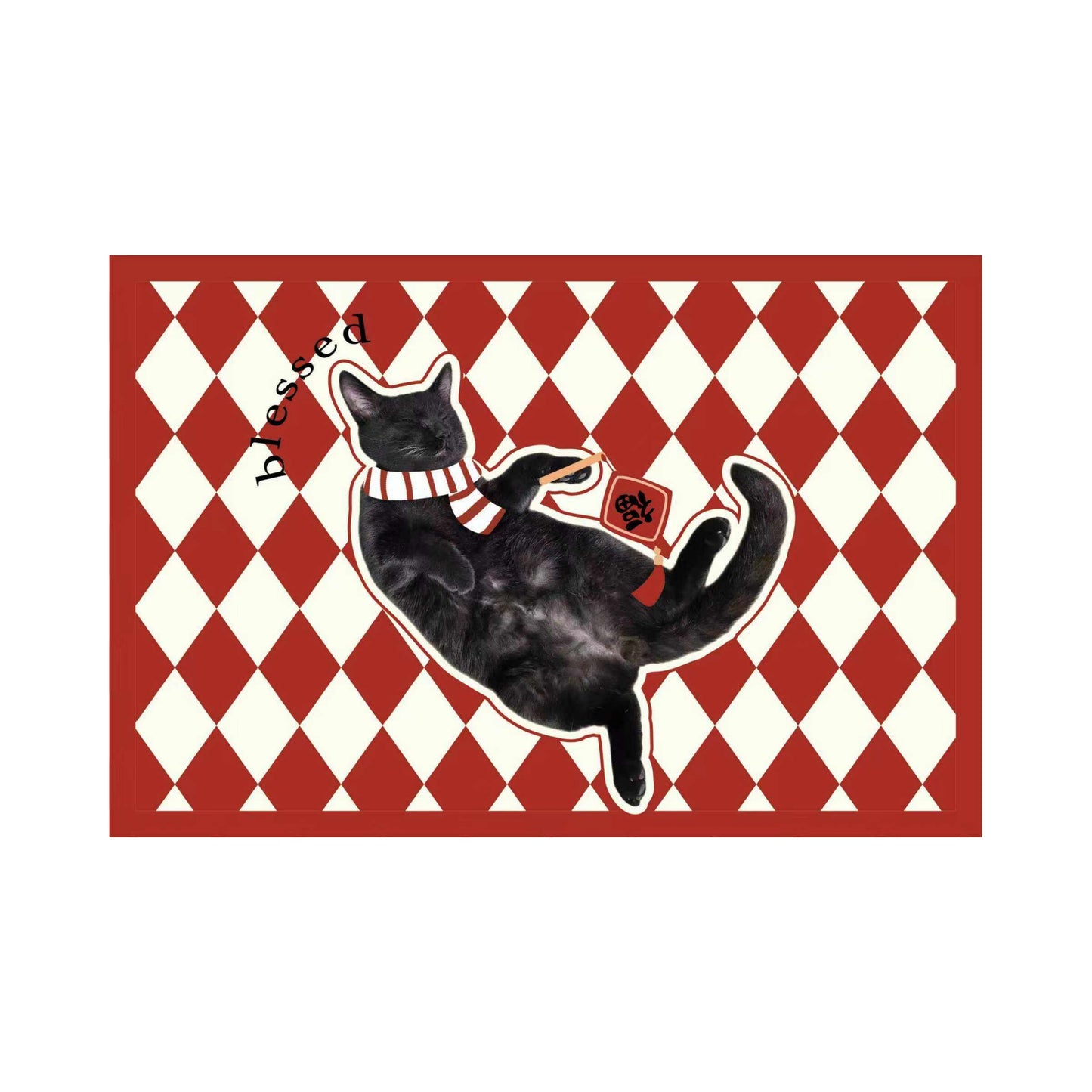 Custom Pet Chinese New Year Floor Mat